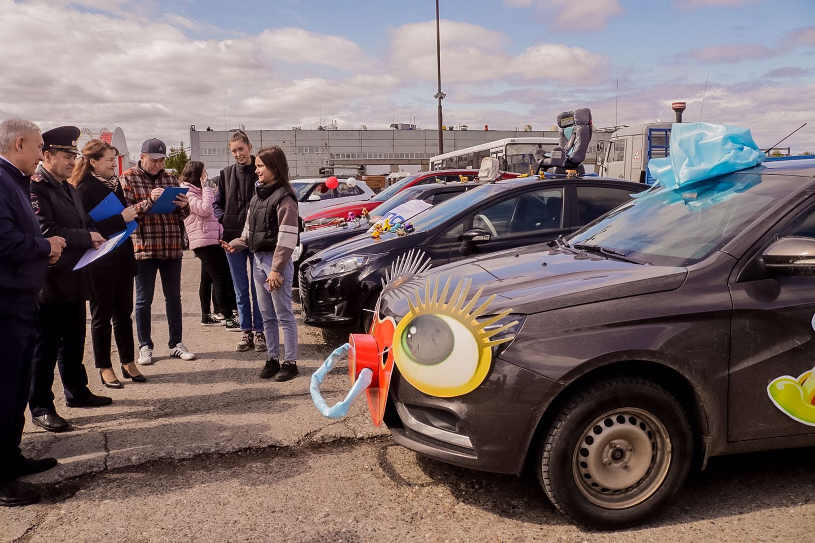 В Челнах прошли соревнования по автомобильному многоборью среди работающей молодежи