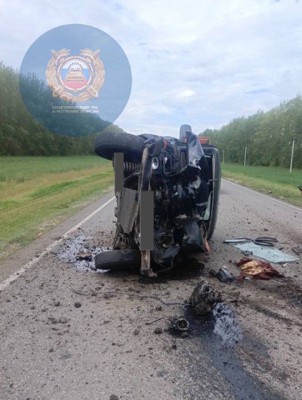 В ДТП с «КАМАЗом» на трассе в РТ погиб водитель легковушки