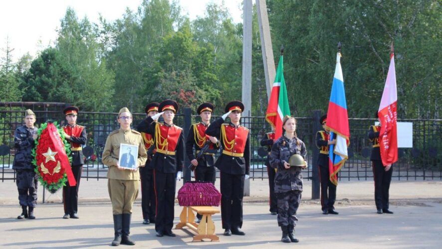 В Челнах перезахоронили героя Великой Отечественной войны, отдавшего жизнь за Родину