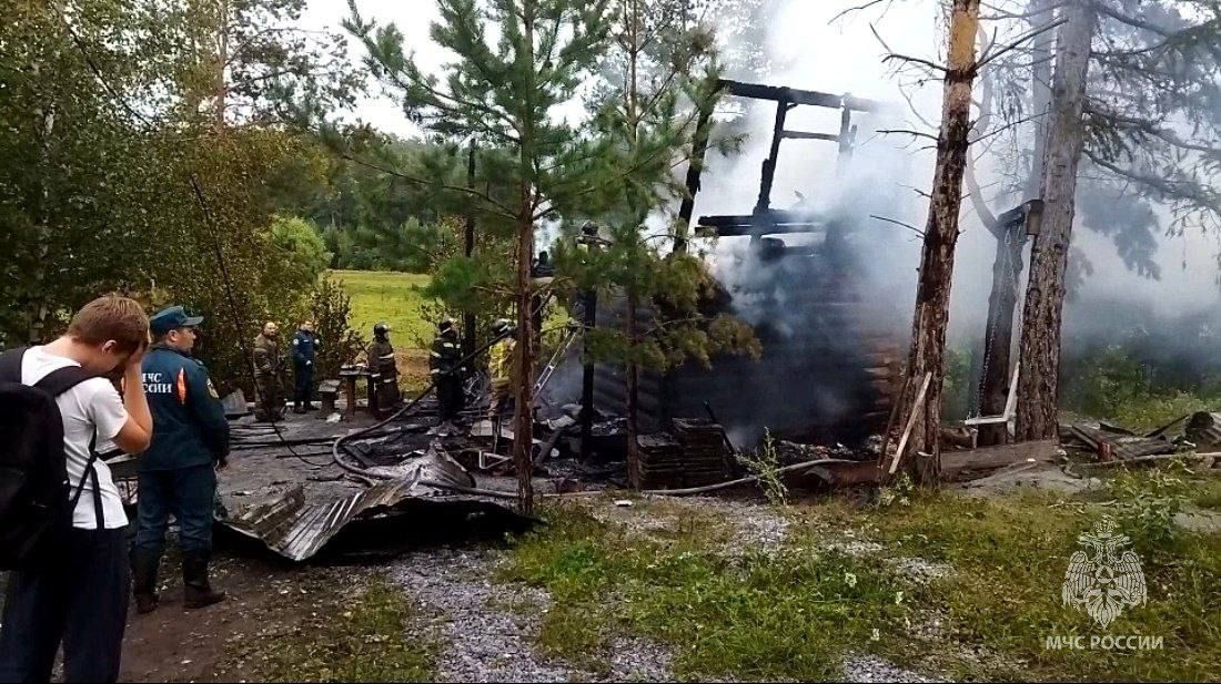 Пожар в бане забрал жизнь 13 летнего подростка