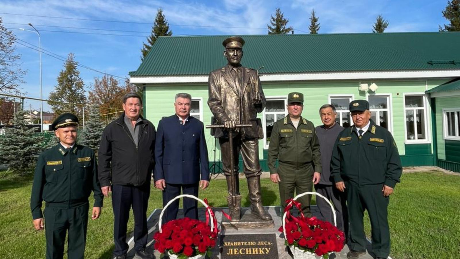 Первый в Татарстане памятник леснику открыли в Арске