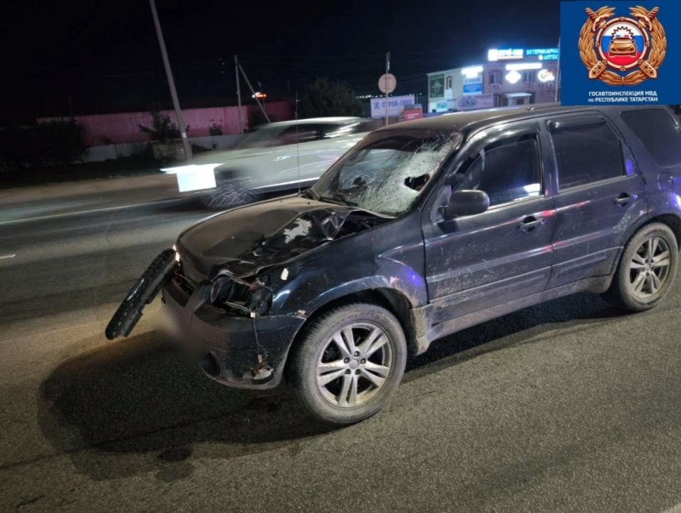 В Челнах водитель иномарки сбил насмерть пешехода