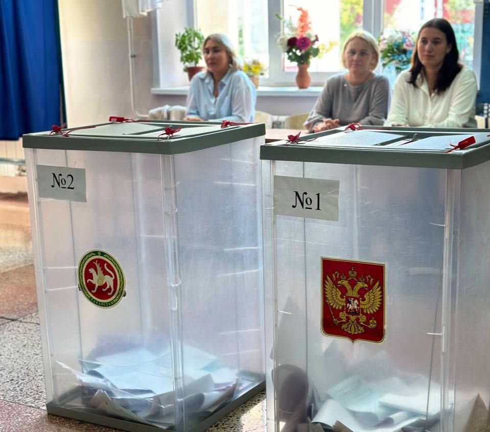 По данным на 7 утра в Татарстане по голосам избирателей лидирует «Единая Россия»