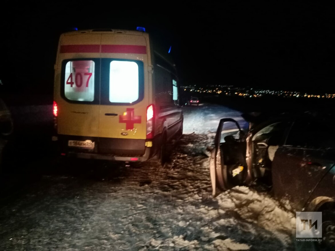 В Верхнеуслонском районе произошла смертельная авария: погибли 2 человека