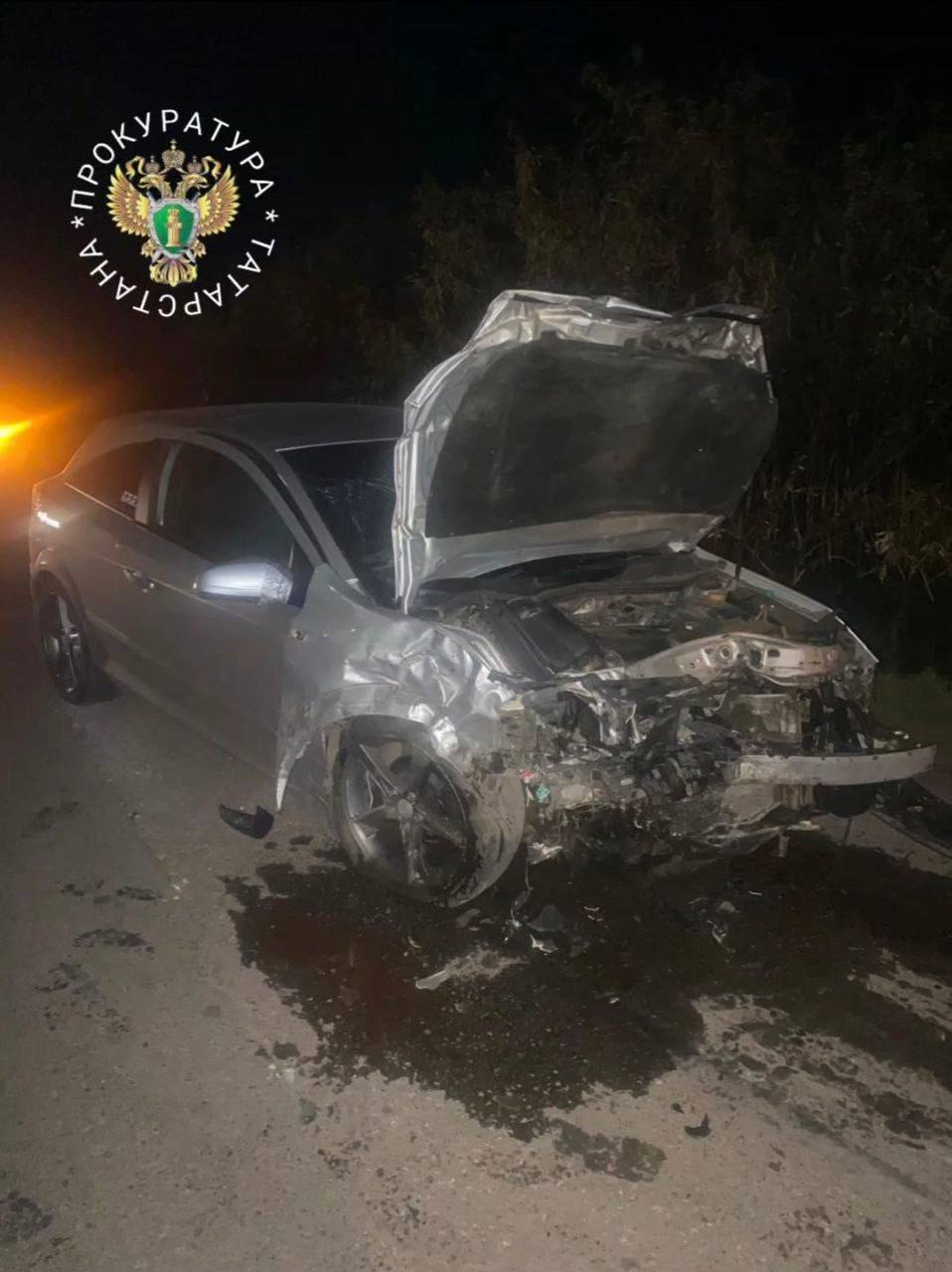 Две женщины погибли в лобовом столкновении Opel и «Лады» под Татарстаном