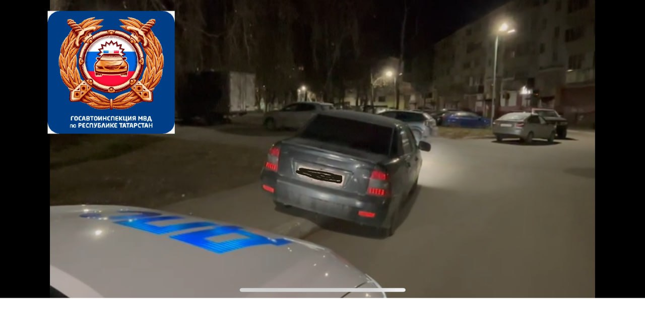 В Челнах задержали пьяного водителя без прав: авто отправили на спецстоянку