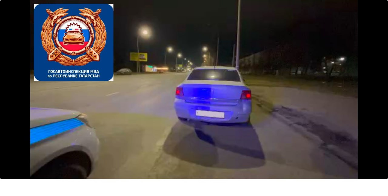 В Челнах задержали пьяного водителя без прав, повторно нарушившего закон