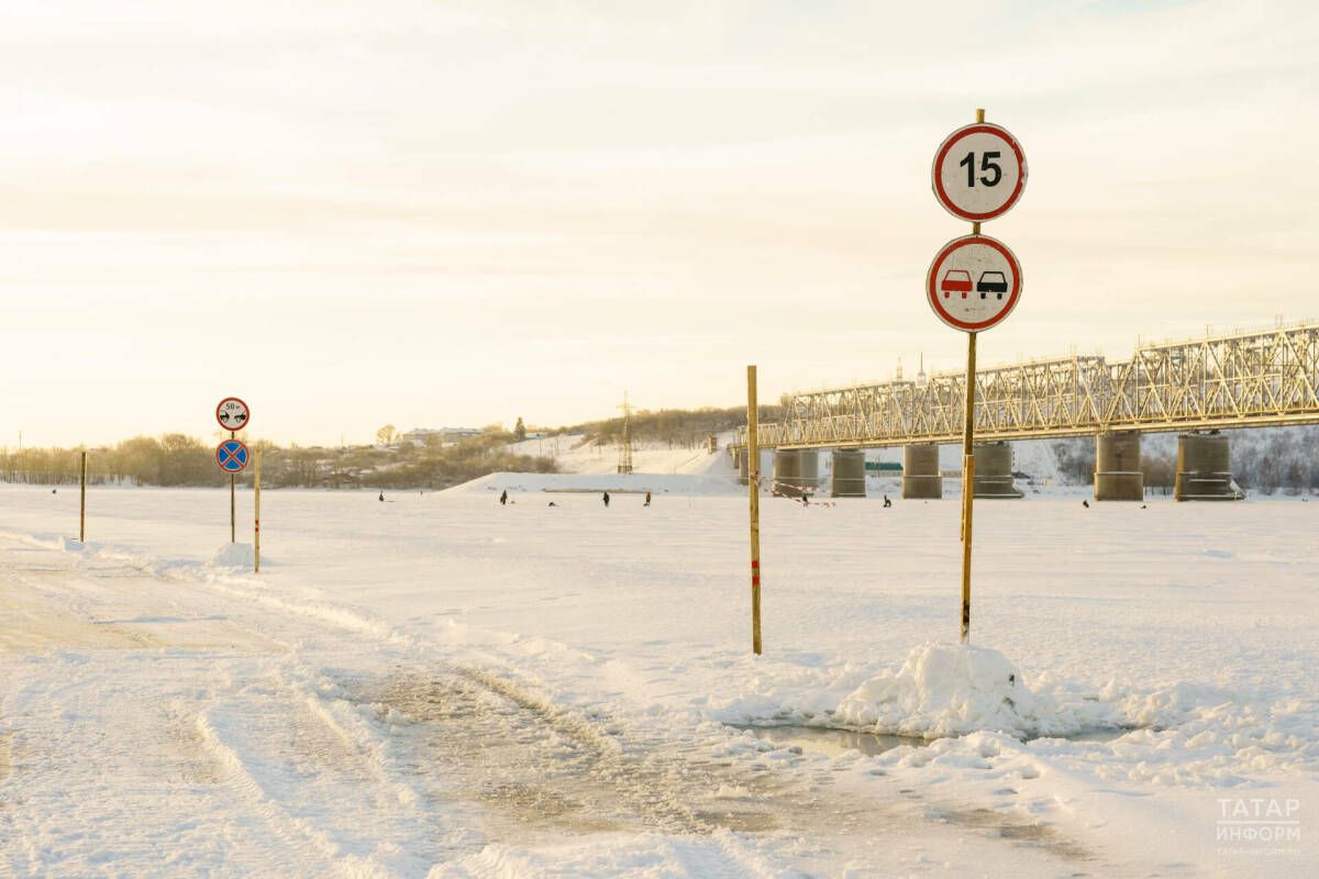 Ледовая переправа Зеленодольск – Нижние Вязовые возобновит работу 7 февраля