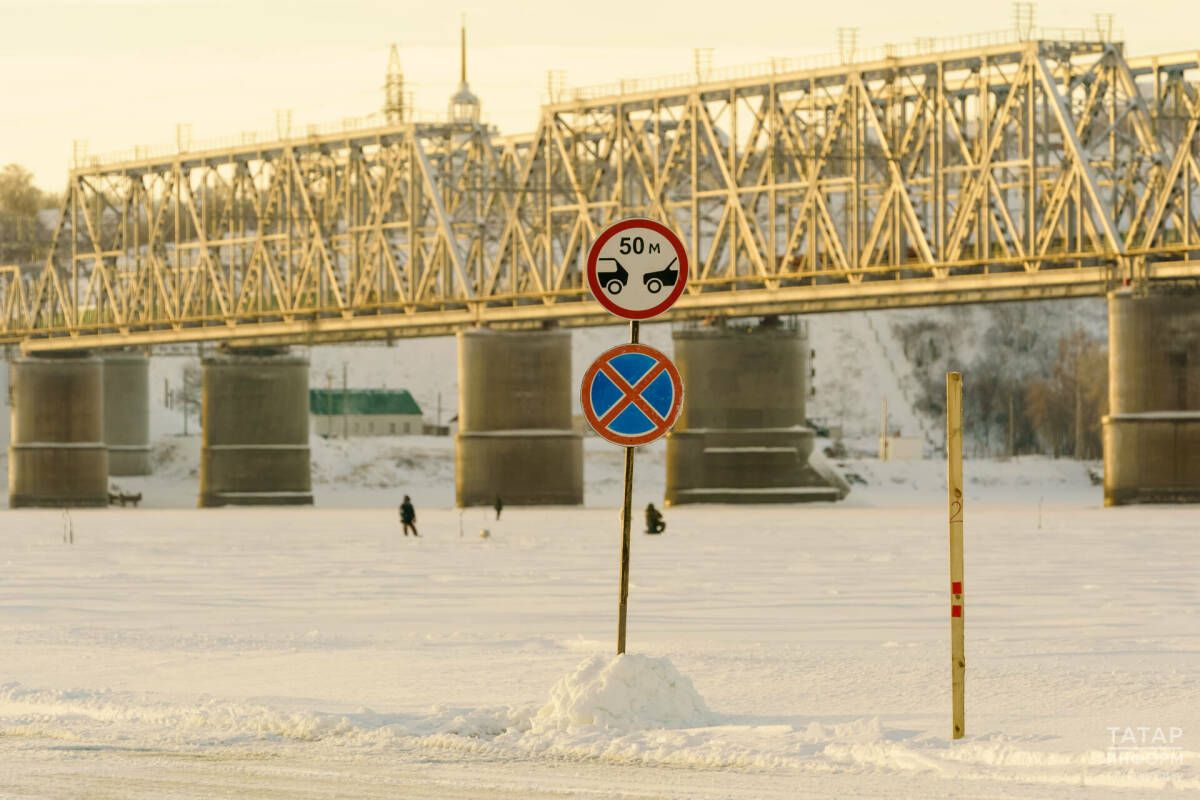 Ледовую переправу Зеленодольск — Нижние Вязовые закроют 11 марта