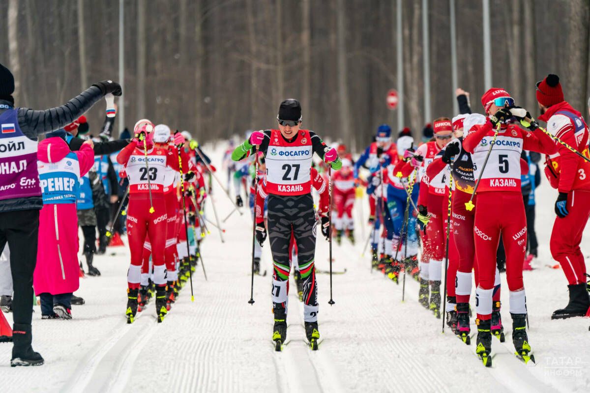 Сборная Татарстана взяла золото и серебро на Чемпионате России по лыжам