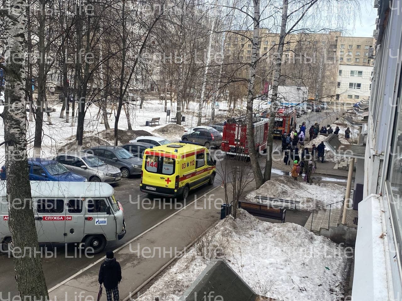 В Челнах на Проспекте Мира загорелся матрас в многоэтажке