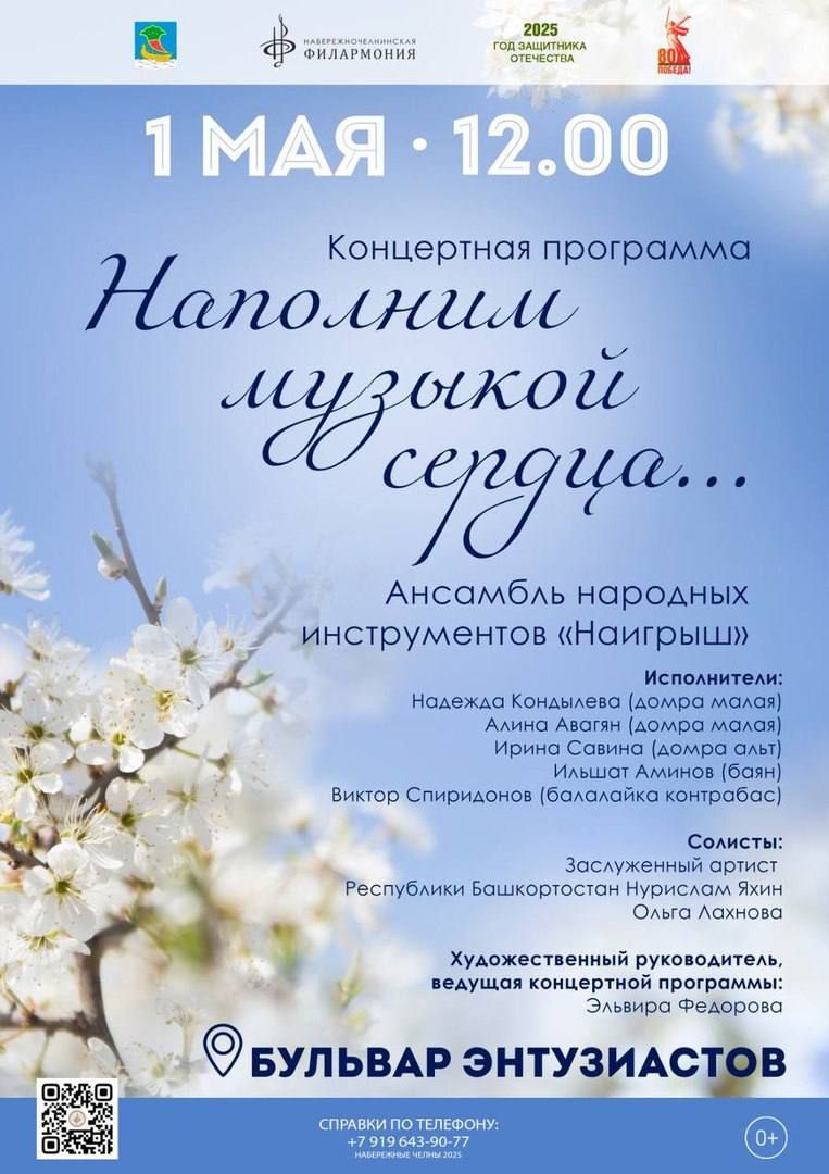 Первомай-2025 в Набережных Челнах: программа праздника
