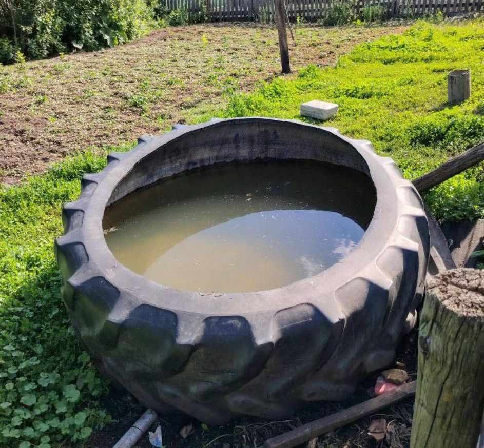 В Татарстане годовалый ребёнок утонул в покрышке с водой