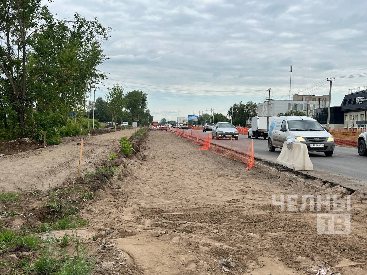 Наиль Магдеев оценил ход капремонта  на улице Магистральная в Челнах