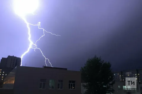 В Татарстане ожидаются сильные дожди, гроза и ветер до 20 м/с