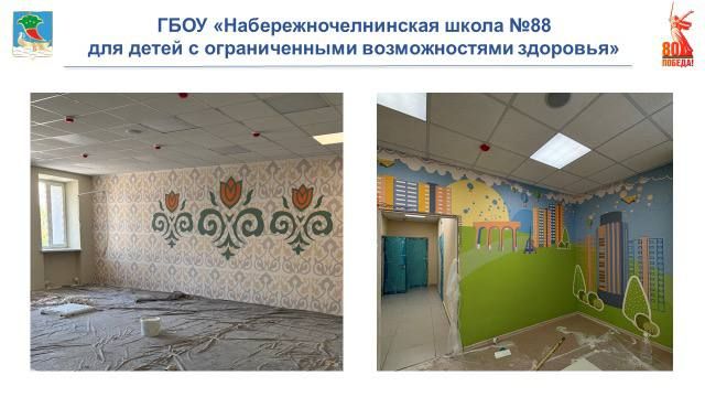 В Набережных Челнах капитально ремонтируют школы и пищеблоки