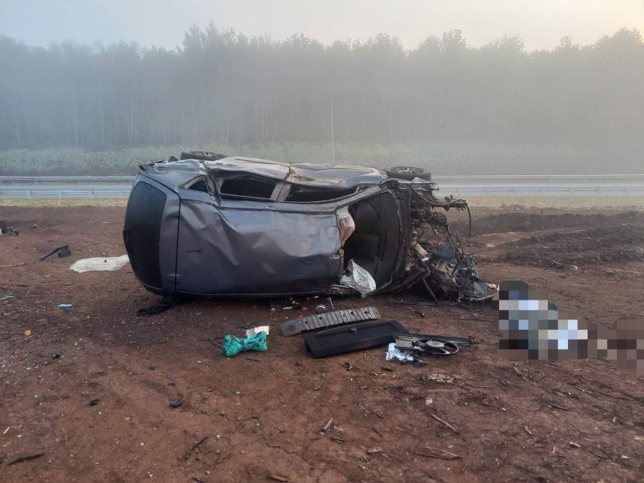 На трассе М12 Mazda вылетела в кювет: погибла женщина-водитель