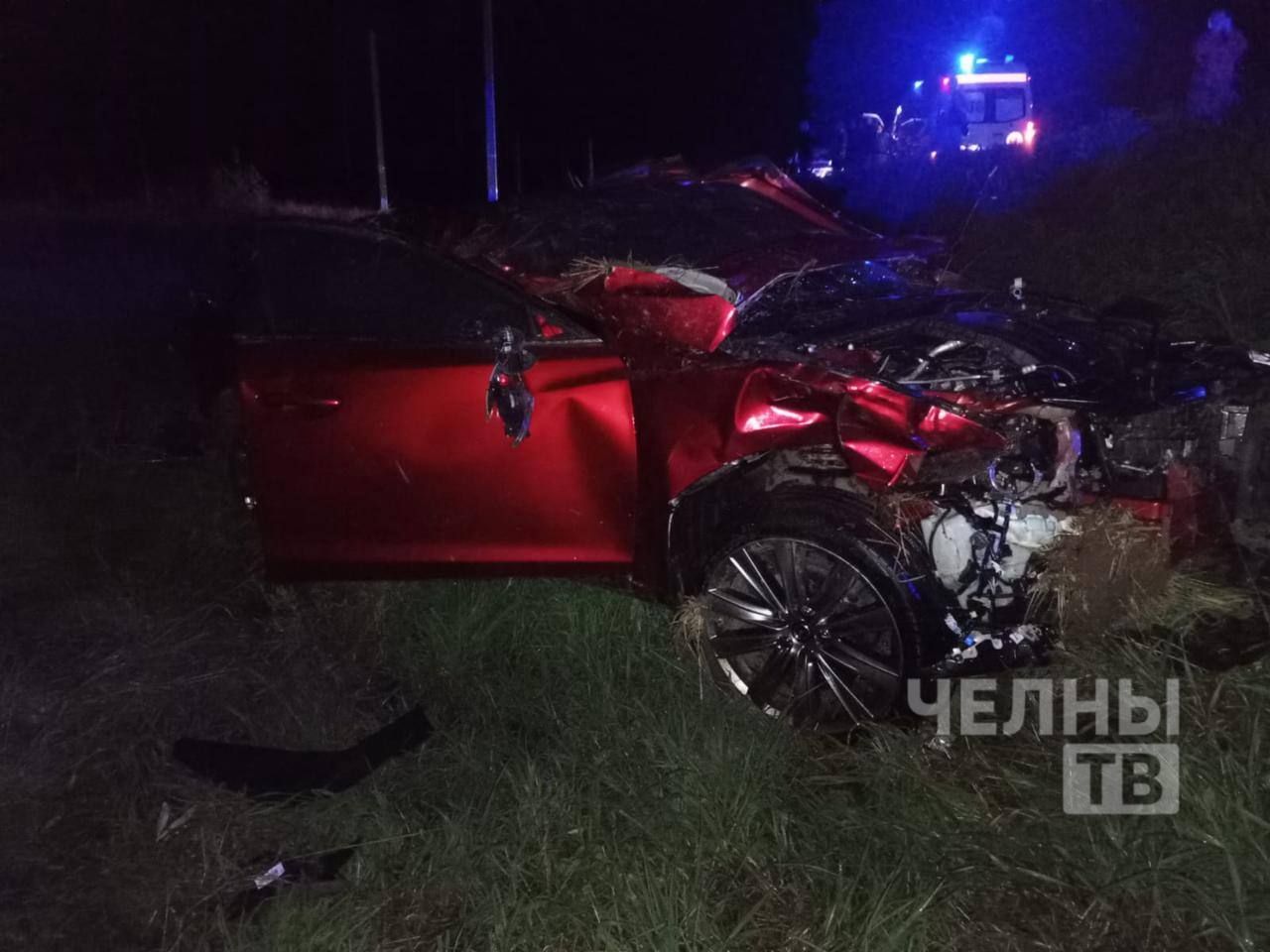 В Тукаевском районе водитель Mazda погиб в ДТП, вылетев в кювет