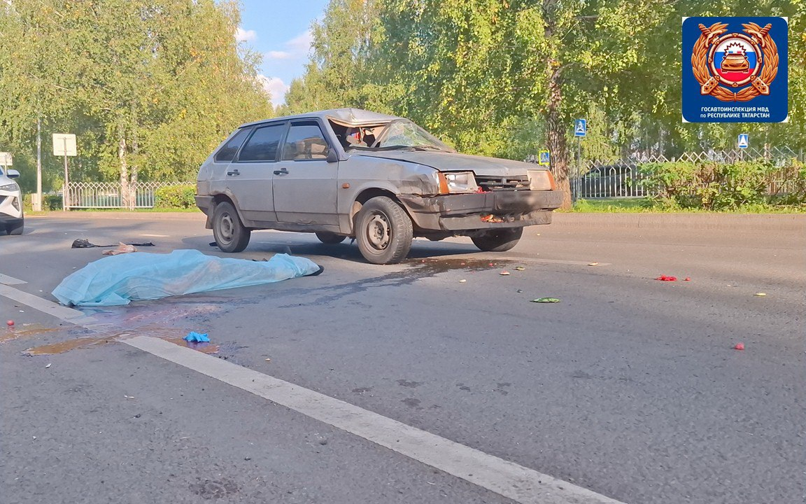 В Челнах водитель ВАЗа насмерть сбил пешехода на «зебре»