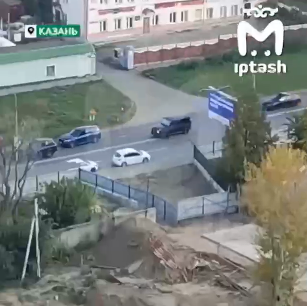 В Казани наказали водителей VIP-кортежа за выезд на встречку