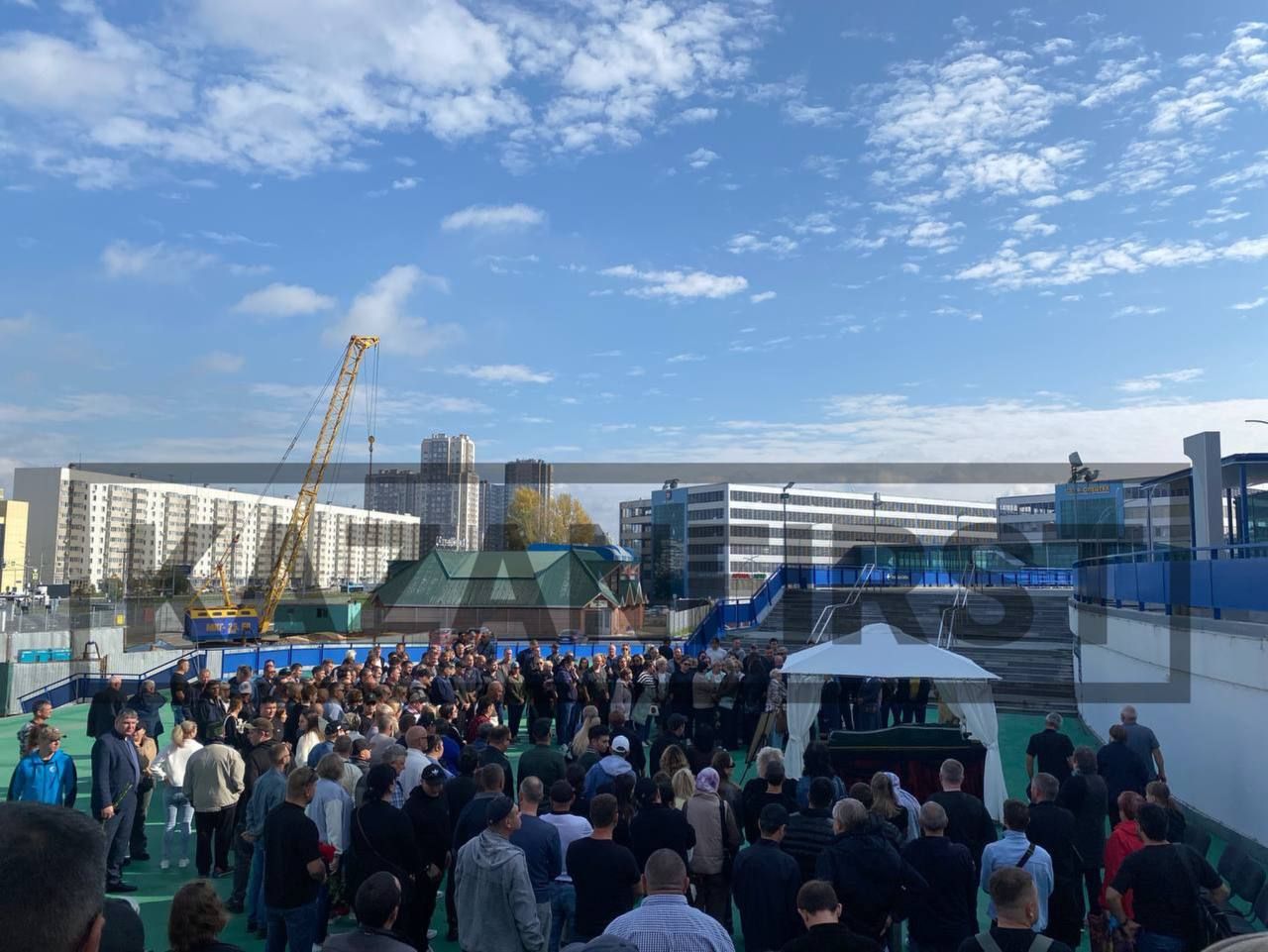 В Казани простились с легендарным болельщиком «Ак Барса» Антоном Агафоновым