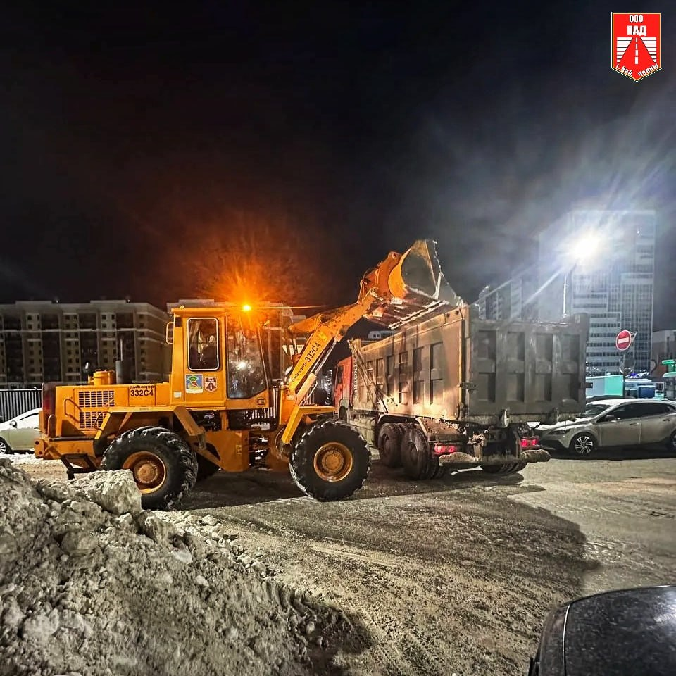 В Челнах за сутки вывезли более 8 тысяч кубометров снега