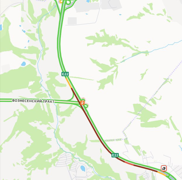 Под Казанью на М-7 образовалась пробка из-за ДТП с фурой