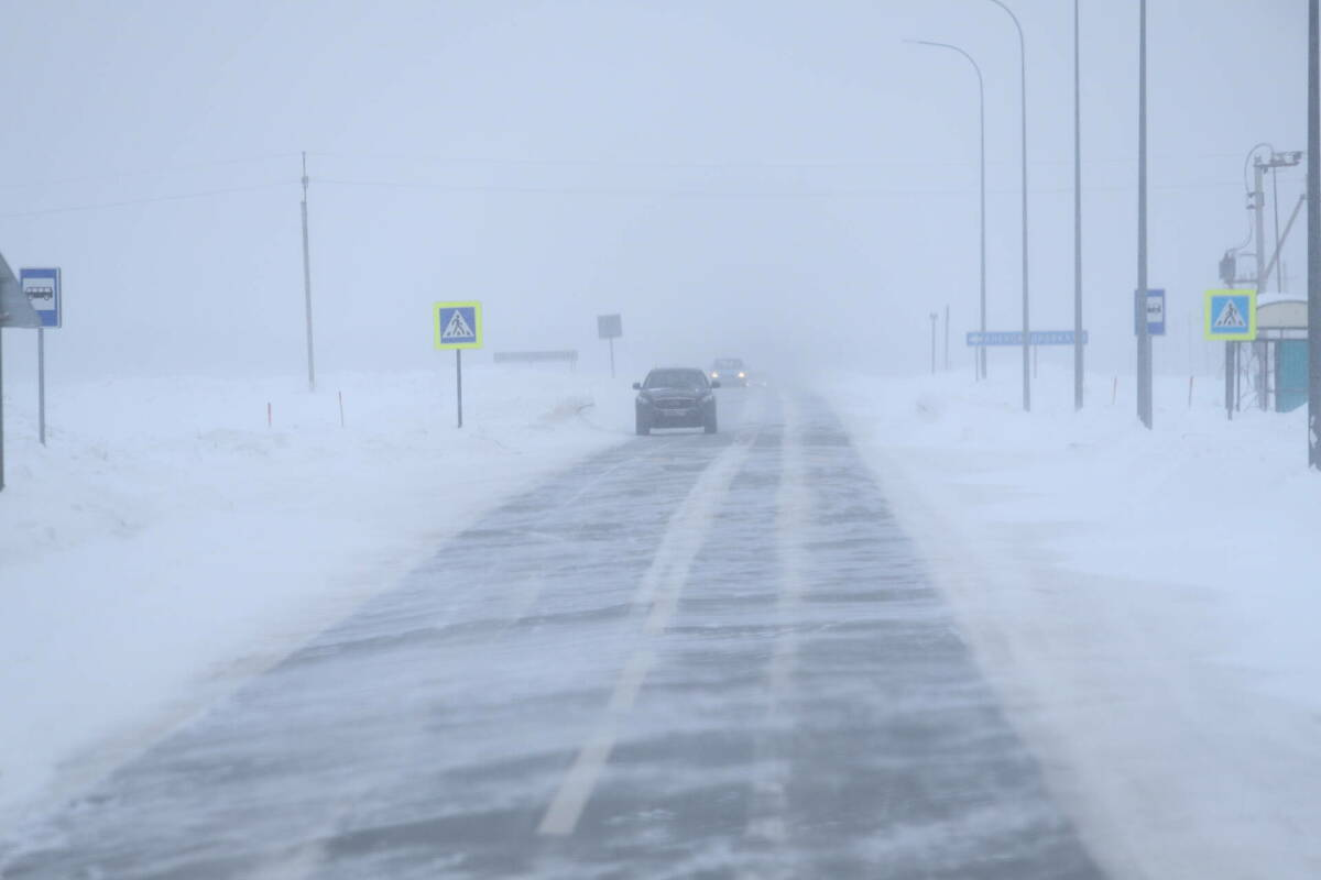 В Татарстане из-за снегопада ограничили движение автобусов и грузовиков
