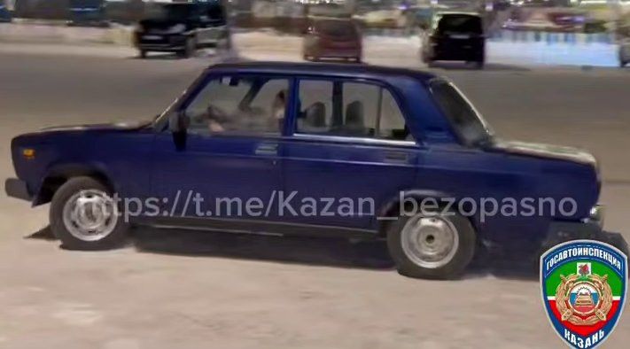 В Казани 20-летнюю девушку оштрафовали за дрифт на проспекте Победы