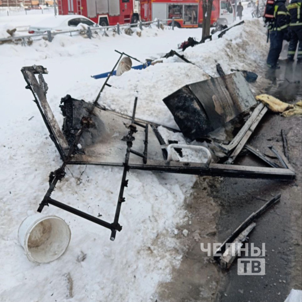 В пожаре на Сююмбике в Челнах пострадала 78-летняя женщина-дворник