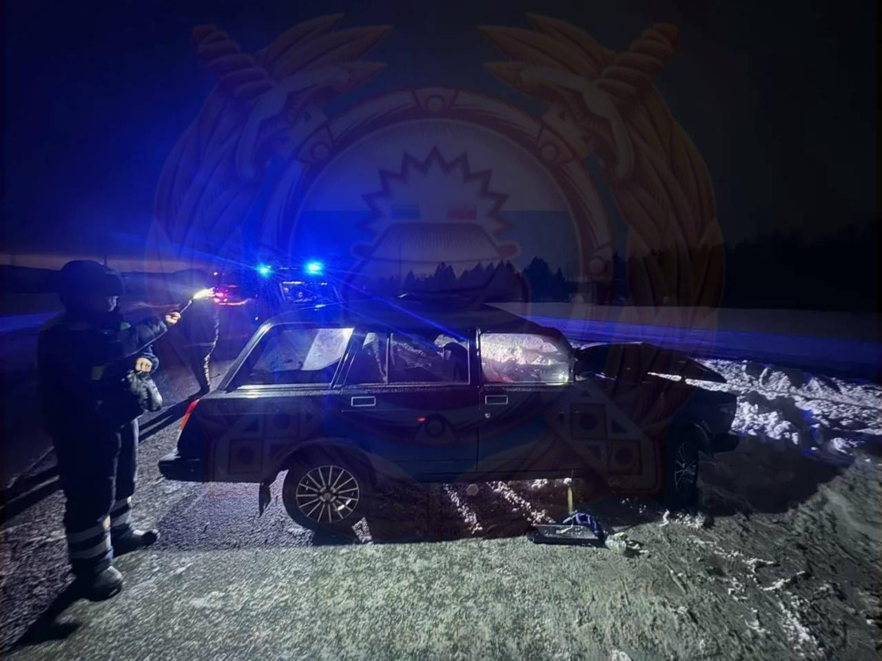 В Альметьевском районе водитель погиб после наезда на телёнка