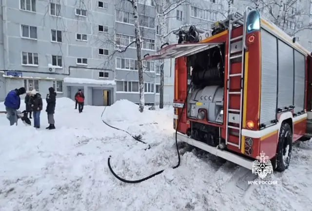 В Казани пожар в многоэтажке произошёл из-за неисправного электрочайника