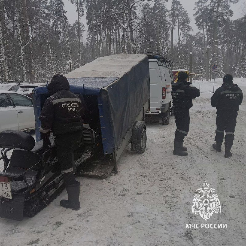 У Лебяжьего спасатели нашли в лесу пожилую лыжницу с болезнью Альцгеймера