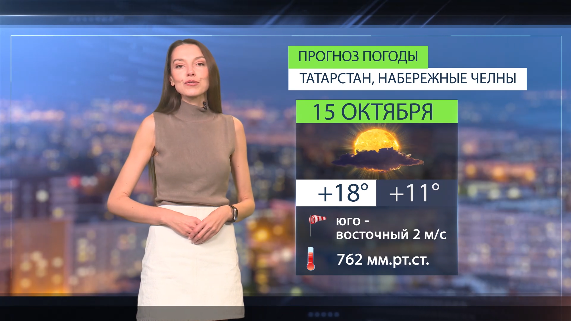 Прогноз погоды в Набережных Челнах на 15 октября