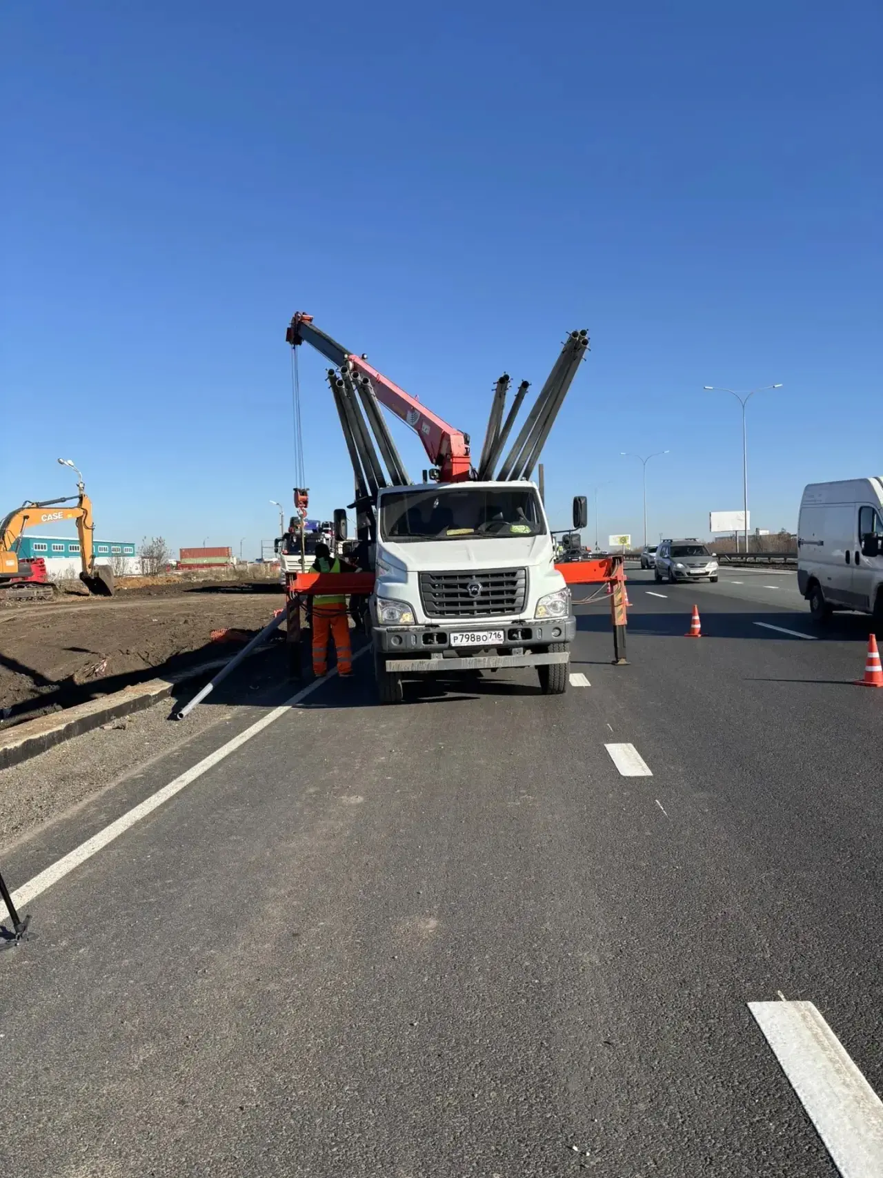 В Тукаевском районе появился новый разворот для автомобилей и автобусов