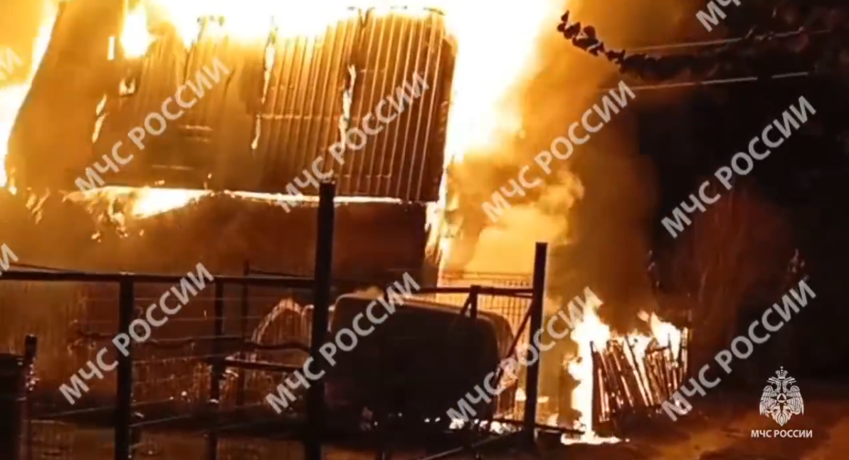 Под Казанью при пожаре в садовом домике погиб 80-летний мужчина