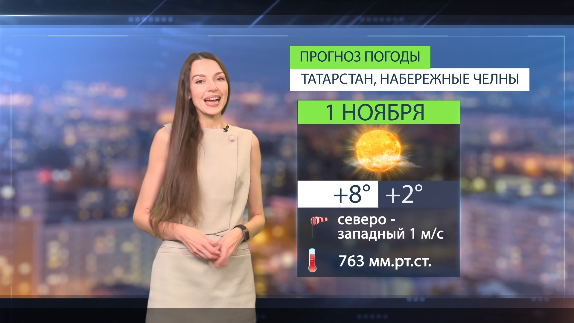 Прогноз погоды в Набережных Челнах на 1 ноября