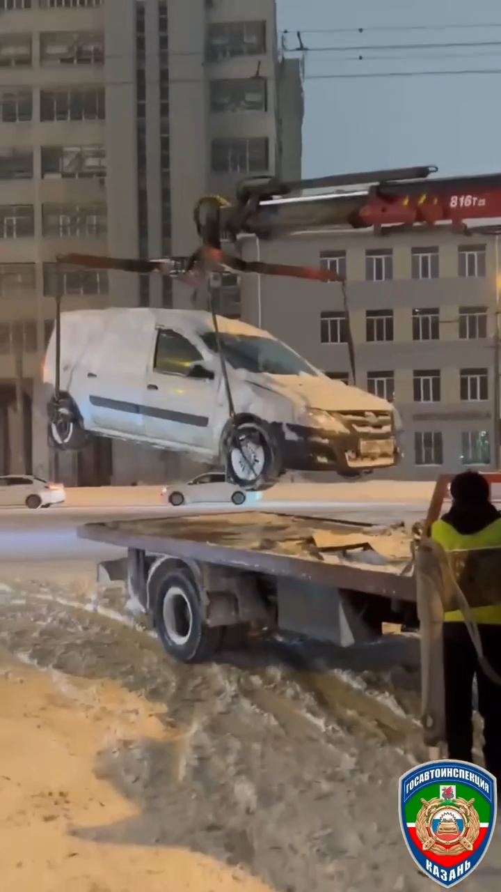 В Казани с начала плана «Буран» эвакуировали почти 200 машин