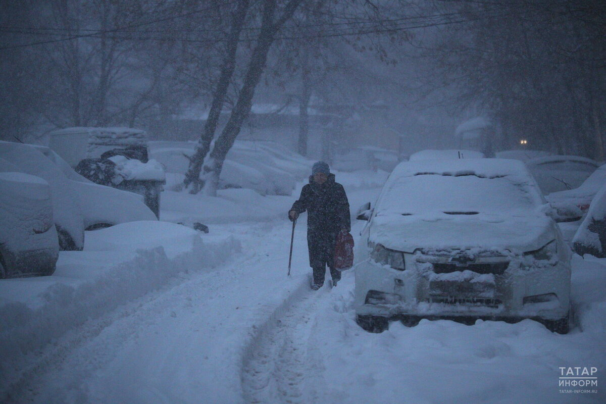 Казань бьёт рекорды снега: за две недели февраля выпало 147% нормы