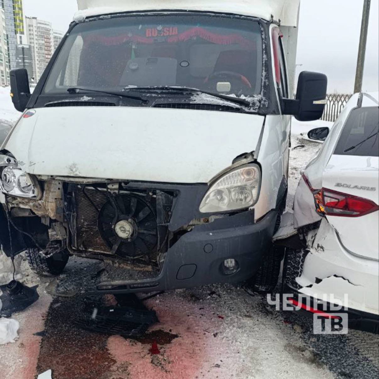 В Челнах на улице Абдурахмана Абсалямова произошло ДТП