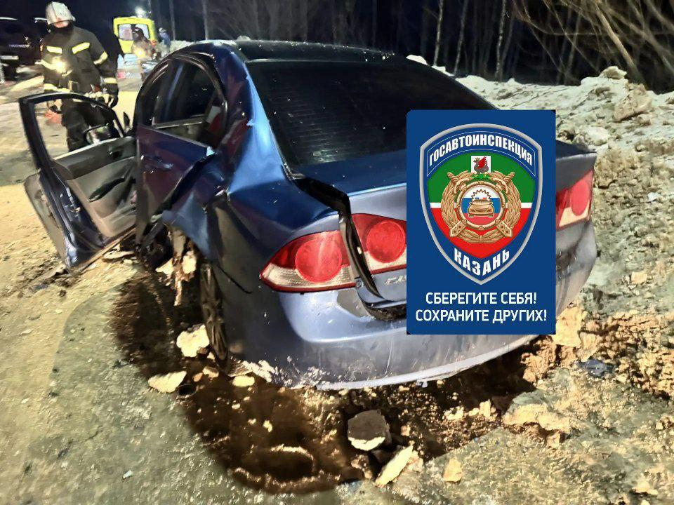 Водитель «Лады» скончался после ДТП на встречке в Казани