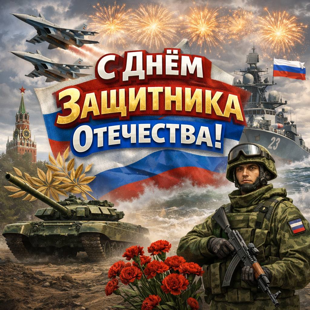 С Днем защитника Отечества: слова поддержки и благодарности