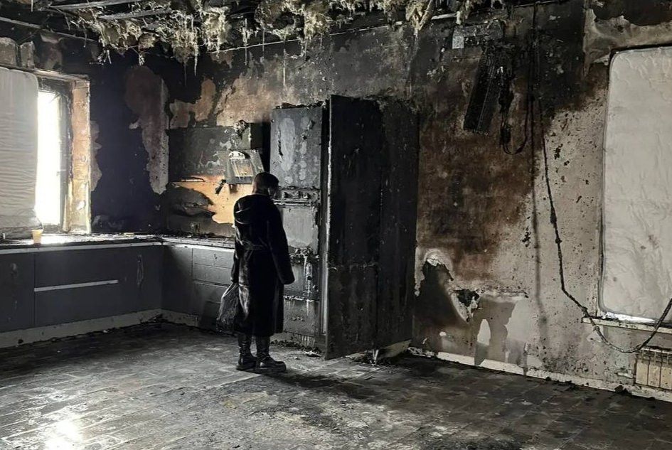 В селе Ильбухтино под Челнами огонь уничтожил дом местной семьи