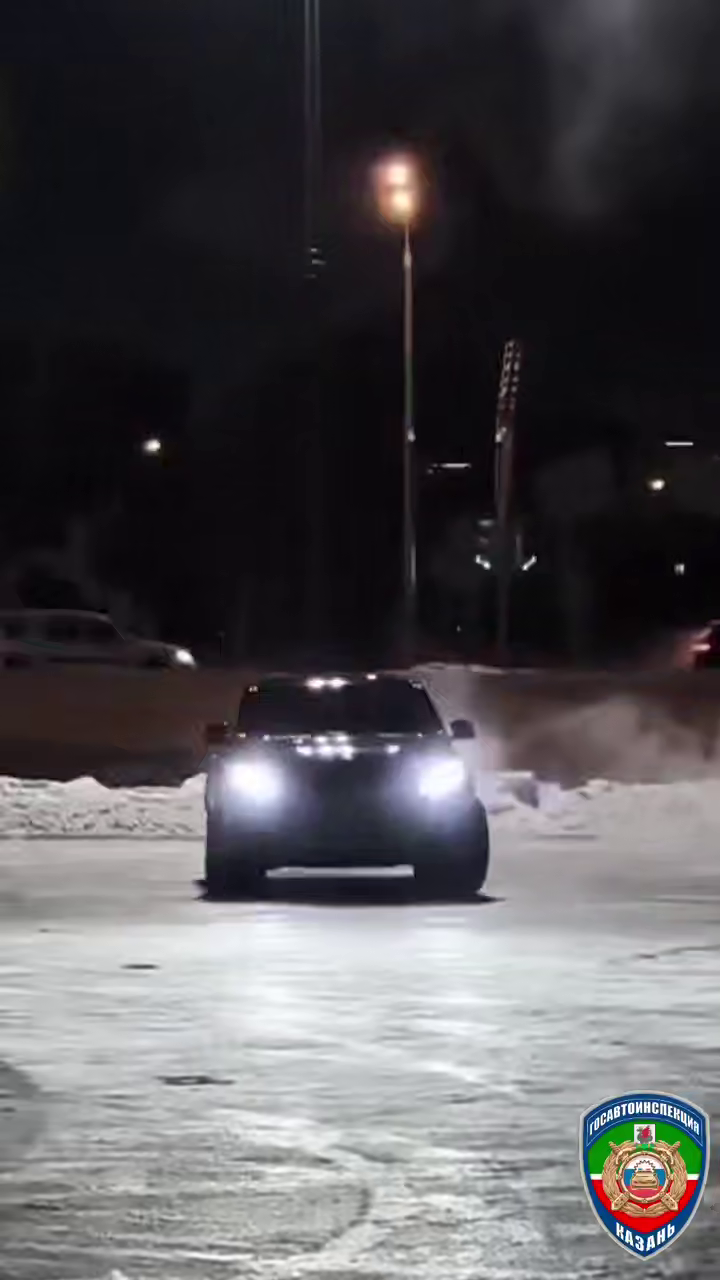 В Казани наказали водителя за дрифт у Чаши