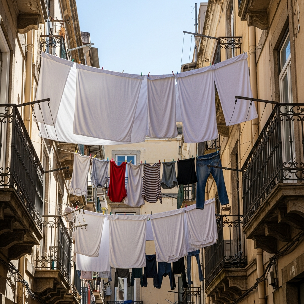 За сушку белья на фасаде могут оштрафовать до 15 тысяч