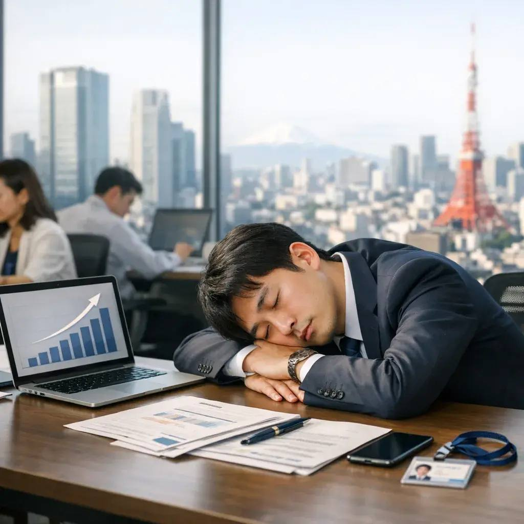 В Японии сон на работе помогает карьере: практика «инэмури»