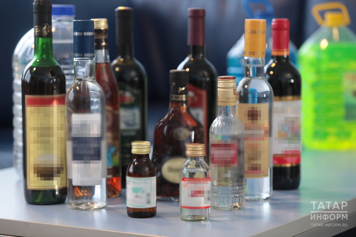 В 2025 году от отравления алкоголем в Татарстане скончались 170 человек