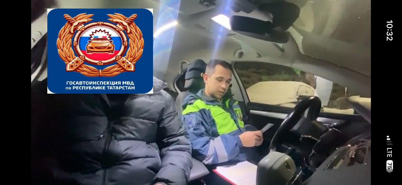 В Челнах задержали пьяного водителя без прав по сообщению в Telegram