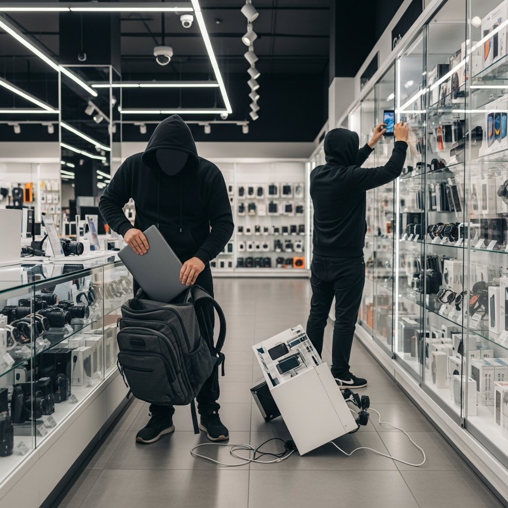 В Челнах двое рецидивистов обокрали магазин техники в поселке ЗЯБ