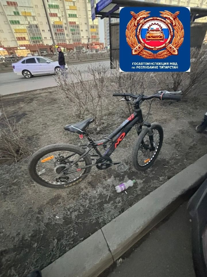 В Челнах водитель иномарки сбил 10-летнего велосипедиста на переходе